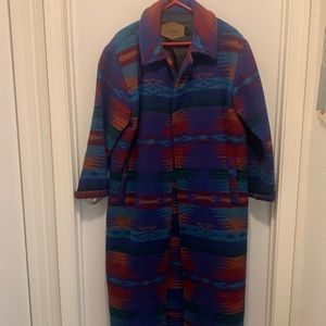 Amazing Woolrich women’s long-style winter wool coat!  So warm. Size Medium